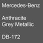 Preview: Mercedes-Benz, Anthracite Grey Metallic, DB-172.